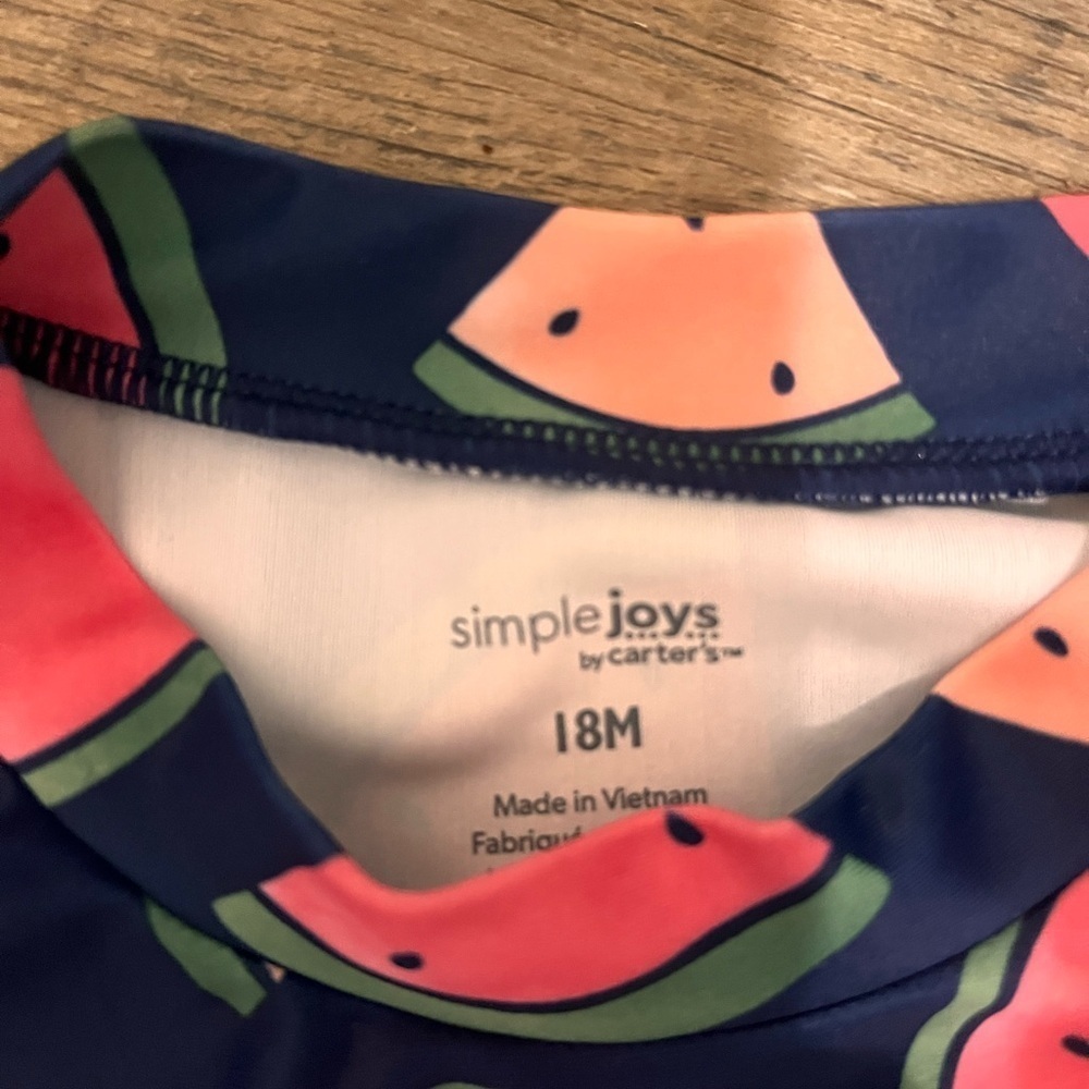 Watermelon Print Swim Set - Picture 2 of 3